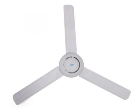 VENTILADOR DE TECHO JAM TCF-604 MOTOR PESADO 3 ALAS 5VEL. 80W BLANCO 56"