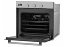 HORNO JAM EMPOTRABLE BO-60IX TEMP 240°C. TIMER 90 MIN. 5 FUNC. C/ BANDEJA INOX