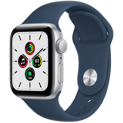 Apple Watch SE 40 mm A2351 MKNY3LL / A GPS - Silver / Abyss Blue