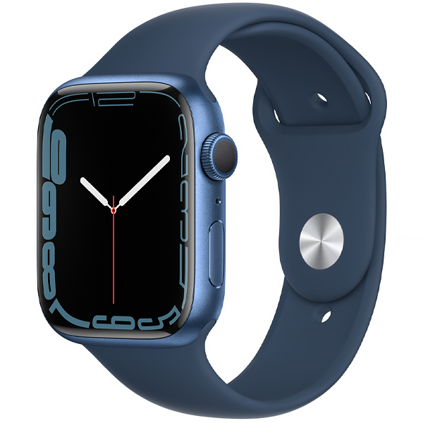 Apple Watch Series 7 45 mm A2474 MKN83LL / A GPS - Blue Aluminum / Abyss Blue