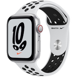 [1,206] Apple Watch Nike Series SE 44 mm A2356 MKT63BE / A GPS - Silver / Pure Platinum / Black Nike